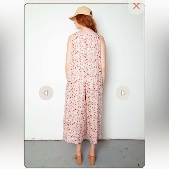 NWT MEG A jumpsuit pink palmer - Picture 2 of 6